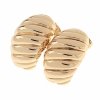 gold plated earrings with exclusive cubic zirconia