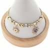 BRACELET GOLD CELEBRITY STAINLESS STEEL
