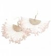 gold earrings made of stainless steel