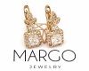 exclusive swarovski gold-plated earrings