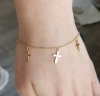 BRACELET GOLD CELEBRITY STAINLESS STEEL