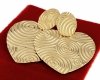 gold earrings made of stainless steel