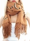 Warm and pleasant scarf alpaca chimney for the winter