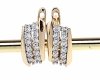 exclusive swarovski gold-plated earrings