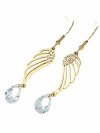 gold earrings made of stainless steel