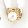 gold ring 17,00mm. gold-plated engagement xuping
