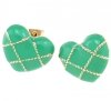 gold earrings made of stainless steel