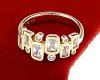 gold ring 18,60mm. gold-plated engagement xuping