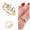 gold ring 18,60mm. gold-plated engagement xuping
