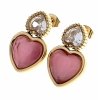 gold earrings made of stainless steel