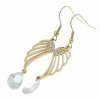 gold earrings made of stainless steel