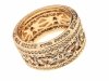 gold ring 18,60mm. gold-plated engagement xuping