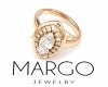 gold ring 18,60mm. gold-plated engagement xuping