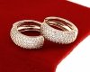 exclusive swarovski gold-plated earrings