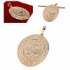 gold pendant 18k shiny xuping