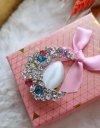 elegant gold brooch
