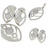 18k gold plated set pendant earrings xuping