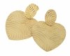 gold earrings made of stainless steel