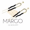 gold earrings made of stainless steel