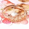 gold ring 17,60mm. gold-plated engagement xuping