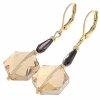 gold earrings made of stainless steel