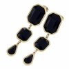 gold earrings made of stainless steel