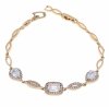 gold bracelet for a gold-plated leg