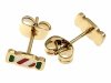 gold earrings made of stainless steel