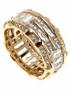 gold ring 18,60mm. gold-plated engagement xuping
