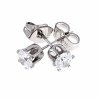 gold plated earrings with exclusive cubic zirconia