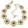 BRACELET GOLD CELEBRITY STAINLESS STEEL