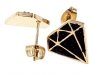 gold earrings made of stainless steel