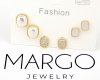 gold plated earrings with exclusive cubic zirconia