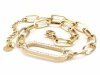 BRACELET GOLD CELEBRITY STAINLESS STEEL