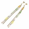 gold earrings made of stainless steel