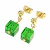 gold earrings made of stainless steel