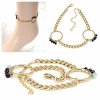 BRACELET GOLD CELEBRITY STAINLESS STEEL