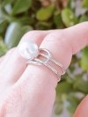 ring 17,30mm gold stainless steel