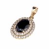 gold pendant 18k shiny xuping