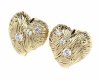 gold plated earrings with exclusive cubic zirconia