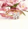 ring 19,30mm gold stainless steel