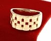 gold ring 18,60mm. gold-plated engagement xuping