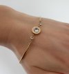 BRACELET GOLD CELEBRITY STAINLESS STEEL