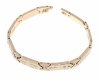 gold bracelet for a gold-plated leg