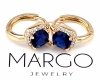 exclusive swarovski gold-plated earrings