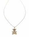 @2270 Złoty łańcuszek naszyjnik 40+5 stal chirurgiczna 316L celebrytka Viki lady miś