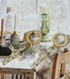 2067 Kolczyki złote stal chirurgiczna celebrytki wiszące krzyżyki