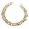 4798 Bransoletka elegancka złota 19cm pozłacana 14k Xuping