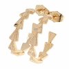 0866 Złote kolczyki pozłacane 18k koła 2,5cm Xuping wiszące