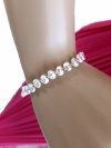 2767 Bransoletka złota 17+5 stal chirurgiczna 316L Viki Lady perły 
